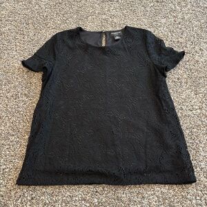 Liz Claiborne Black Lace Blouse